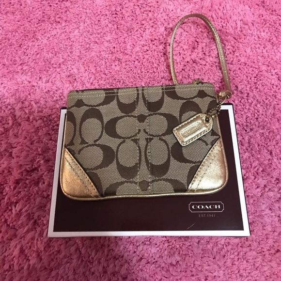 Coach Handbags - Authentic Coach Wristlet in original box